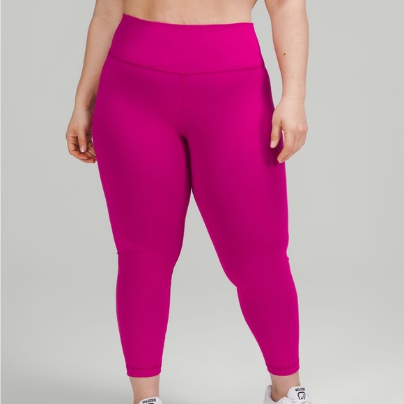 lululemon athletica Pants - Lululemon Wunder Train High-Rise Tight 25” Ripened Raspberry Women’s Size 0